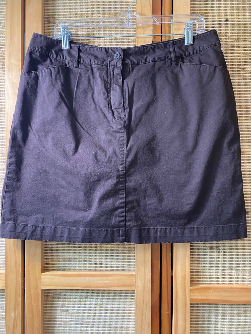Brown Mini Skort size 8